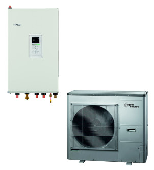 Õhk-vesi soojuspump hüdromooduliga L6 Split + HM6 (inverter) kuni 7 kW Alpha-Innotec