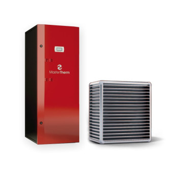 Õhk-vesi soojuspump BoxAir 26ISC Inverter Split Combi PLUS 3-9 kW Master Therm