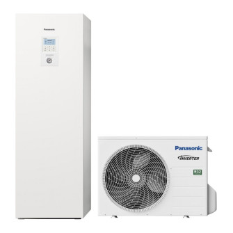 Õhk-vesi soojuspump Panasonic All in One High Performance Split 5 kW, 1F