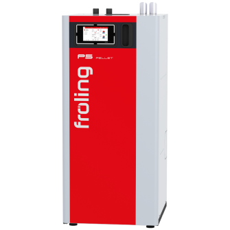 Pelletkatel P5 Pellet 20 kW vaakumtäitega / automaatse tuhaeraldusega Fröling