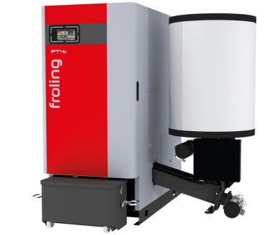 Pelletikatel PT4e 140 kW vaakumtäitega Fröling