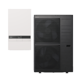 Õhk-vesi soojuspump Panasonic High Performance K Gen. Split 9 kW, 3F