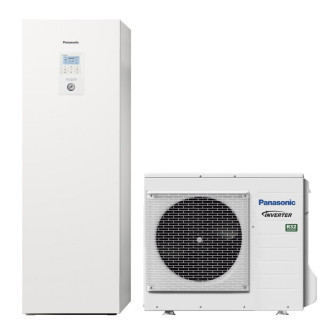 Õhk-vesi soojuspump Panasonic All in One High Performance Split 9 kW, 1F