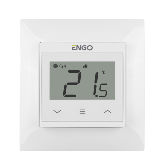 Термостат WiFi для рамы 55x55, 230 В, белый